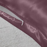 Royal Comfort Pure Silk Pillow Case 100% Mulberry Silk Hypoallergenic Pillowcase - Malaga Wine - Top-Down View