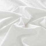 Royal Comfort Vintage Washed 100% Cotton Sheet Set Fitted Flat Sheet Pillowcases - King - White