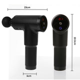 FitSmart LCD Display 6 Level Vibration Therapy Device Massage Gun Black - Extra Image
