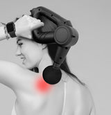 FitSmart Pro Vibration Therapy Massage Device Black And White - Front View