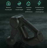 FitSmart Pro Vibration Therapy Massage Device Black And White - Rear View