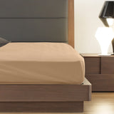Royal Comfort 1200 Thread Count Fitted Sheet Cotton Blend Ultra Soft Bedding - King - Linen