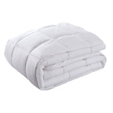 Royal Comfort 800GSM Silk Blend Quilt Duvet Ultra Warm Winter Weight - Single - White
