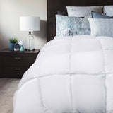 Royal Comfort 800GSM Silk Blend Quilt Duvet Ultra Warm Winter Weight - Queen - White
