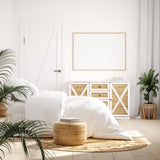 Royal Comfort 1000 Thread Count Bamboo Cotton Sheet and Quilt Cover Complete Set - King - White - Side View