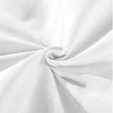 Kensington 1200 Thread Count 100% Egyptian Cotton Sheet Set Stripe - Super King - White - Low Angle