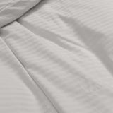 Kensington 1200 Thread Count 100% Egyptian Cotton Sheet Set Stripe - Super King - Grey - Extra Image