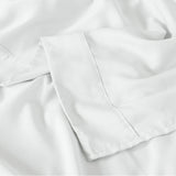 Royal Comfort 600 Thread Count Cooling Ultra Soft Tencel Eucalyptus Sheet Set - King - White - 45-Degree Angle