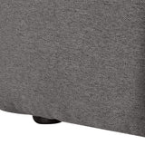 Milano Decor Valencia Mid Grey Bed Head Headboard Bedhead Upholstered - King - Mid Grey - Rear View