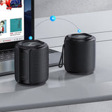 FitSmart Bluetooth Speakers Wireless Portable Stereo Black - 45-Degree Angle
