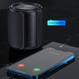 FitSmart Bluetooth Speakers Wireless Portable Stereo Black - Low Angle