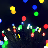 Milano Decor Solar Powered Outdoor Fairy Lights - Multicoloured - 200 Lights - 45-Degree Angle