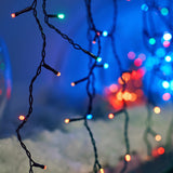 Milano Decor Solar Powered Outdoor Fairy Lights - Multicoloured - 200 Lights - Extra Image