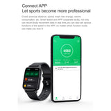 FitSmart Multi Function Smartwatch Wireless Touch Screen All In One - Silver Grey - 45-Degree Angle