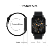 FitSmart Multi Function Smartwatch Wireless Touch Screen All In One - Silver Grey - Rear View