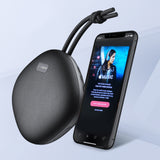 FitSmart Waterproof Bluetooth Speaker Portable Wireless Stereo Sound - Black - Front View