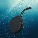 FitSmart Waterproof Bluetooth Speaker Portable Wireless Stereo Sound - Black - Top-Down View