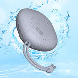FitSmart Waterproof Bluetooth Speaker Portable Wireless Stereo Sound - Silver - Side View