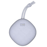FitSmart Waterproof Bluetooth Speaker Portable Wireless Stereo Sound - Silver - Rear View