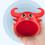 Fitsmart Bluetooth Animal Face Speaker Portable Wireless Stereo Sound - Red - Close-Up Angle