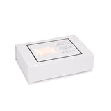 Casa Decor Luxury Satin Pillowcase Twin Pack Size With Gift Box Luxury - Champagne Pink - Top-Down View