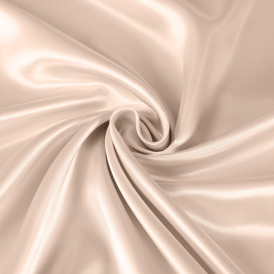 Royal Comfort Satin Sheet Set 3 Piece Fitted Sheet Pillowcase Soft - Queen - Champagne Pink