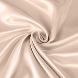 Royal Comfort Satin Sheet Set 3 Piece Fitted Sheet Pillowcase Soft  - King - Champagne Pink - Top-Down View
