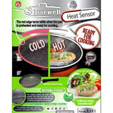 Stonewell 32cm Pan With Heat Sensor Kitchen Non Stick Cookware - Front View
