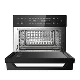 Kitchen Couture 30 Litre Air Fryer Oven 18 Presets 5-in-1 Multifunctional Black - Close-Up Angle