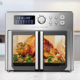 Kitchen Couture 25 Litre Air Fryer Oven French Door Multifunctional Silver - Front View