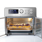 Kitchen Couture 25 Litre Air Fryer Oven French Door Multifunctional Silver - Low Angle