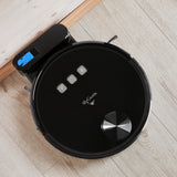 MyGenie Laser Smart Pro IQ 360 Robot Vacuum Cleaner Black WIFI Remote Control - Rear View