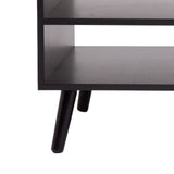 Casa Decor Tulum Rattan Coffee Table Storage Drawer Furniture Wooden Black - Extra Image