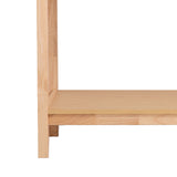 Casa Decor Santiago Rattan Console Table Entry Table Storage Hallway Wood Oak - Extra Image