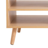 Casa Decor Santiago Rattan Coffee Table Storage Drawer Furniture Wooden Oak - Extra Image