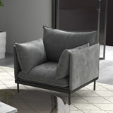 Casa Decor Camilla Luxury Upholstered 1 Seater Sofa Armchair Light Grey - Extra Image