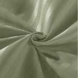Kensington 1200 Thread Count 100% Egyptian Cotton Sheet Set Stripe - King - Olive - Low Angle