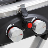Havana Outdoors BBQ Mate Premium Portable Gas Grill LPG Twin Grill Outdoor Black - Extra Image