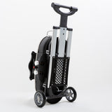 Havana Outdoors BBQ Mate Premium Portable Gas Grill LPG Twin Grill Outdoor Black - 45-Degree Angle