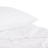 Royal Comfort 3000 Thread Count Bamboo Cooling Sheet Set - King - White - Low Angle