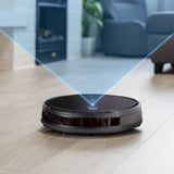 MyGenie V-MAX 3000 Robotic Vacuum Cleaner VSLAM Technology Wi-Fi Control Black - 45-Degree Angle