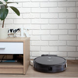 MyGenie V-MAX 3000 Robotic Vacuum Cleaner VSLAM Technology Wi-Fi Control Black - Rear View
