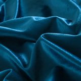 Royal Comfort Velvet Quilt Cover Set Super Soft Luxurious Warmth - King - Navy - Close-Up Angle