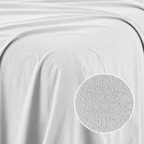 Royal Comfort Polar Fleece Flannel Sheet Set Ultra Soft Plush Cozy - Single - White - Extra Image