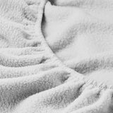 Royal Comfort Polar Fleece Flannel Sheet Set Ultra Soft Plush Cozy - Single - White - Extra Image