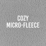 Royal Comfort Polar Fleece Flannel Sheet Set Ultra Soft Plush Cozy - Double - White - Close-Up Angle