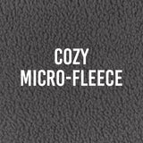 Royal Comfort Polar Fleece Flannel Sheet Set Ultra Soft Plush Cozy - Double - Charcoal - Close-Up Angle