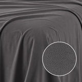 Royal Comfort Polar Fleece Flannel Sheet Set Ultra Soft Plush Cozy - Double - Charcoal - Extra Image