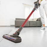 MyGenie X5 Handheld Cordless Stick Handstick Vacuum Bagless Rechargeable Red - Front View