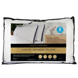 Royal Comfort Luxury Air Mesh Pillows 2 Pack Hotel Quality Checked Ultra Comfort - Extra Image